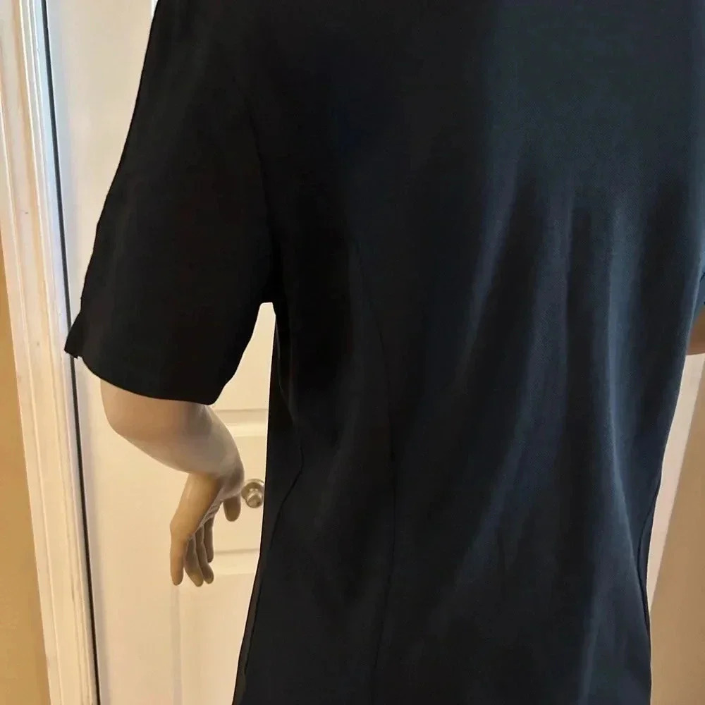 polo shirt  golf cotton black, NWT, Y2K vtg,LEE Riders activewear,cottagecore - Picture 4 of 13